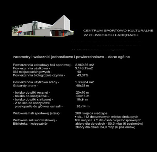 projekty - obiekty-sportowe - ŁABĘDŹ Gliwice