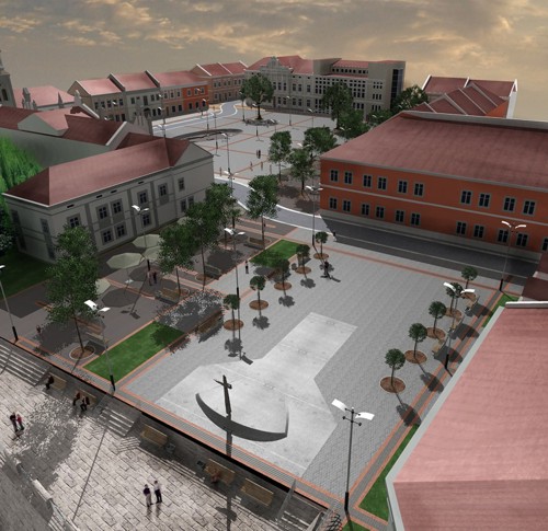 projekty - przestrzen-publiczna - plac - SANOK Rynek